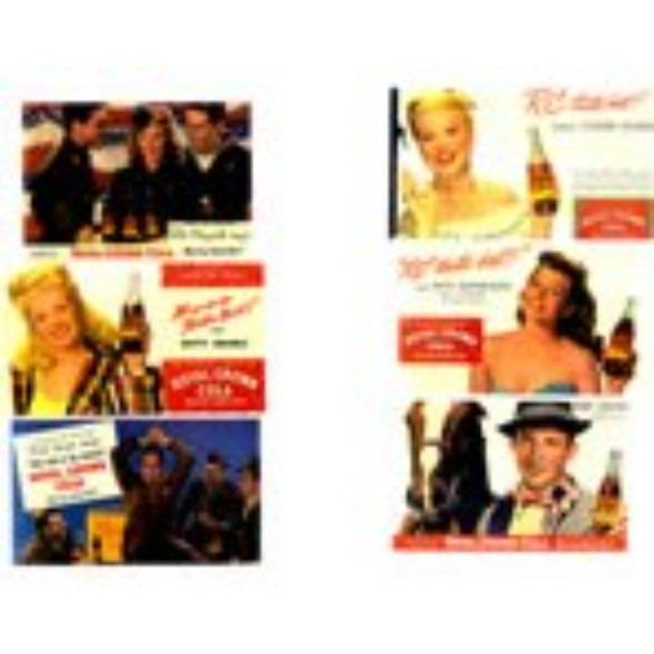 JL Innovative 298 - "Stars of the Past" RC Cola BB Signs (6) - HO Scale